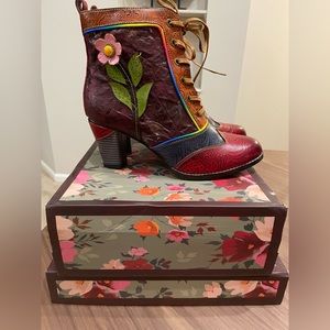 Colorful Booties, size 11.5